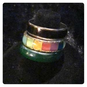 Set of Three Unique Rings